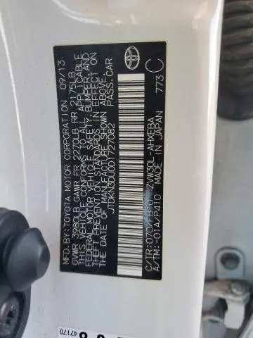 2013 TOYOTA PRIUS   