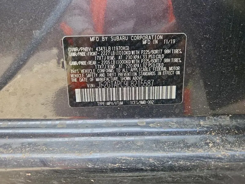 2020 SUBARU CROSSTREK PREMIUM  