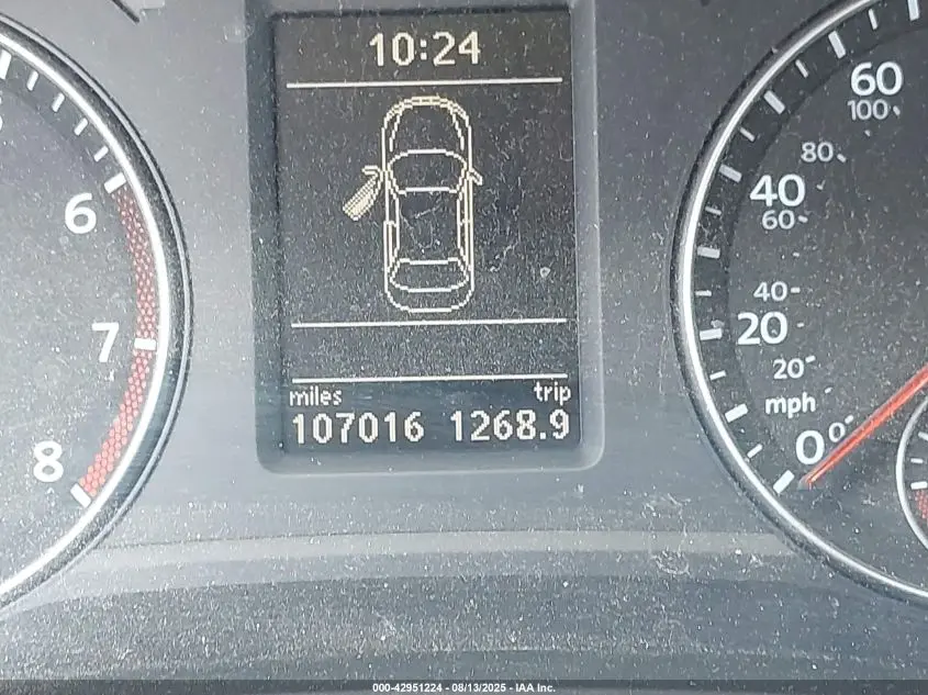 2012 VOLKSWAGEN PASSAT 2.5L SE