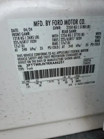 2024 FORD MAVERICK XLT  