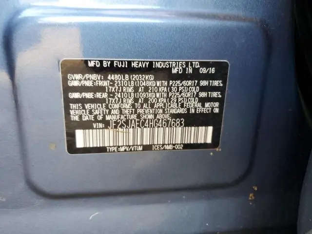 2017 SUBARU FORESTER 2.5I PREMIUM  