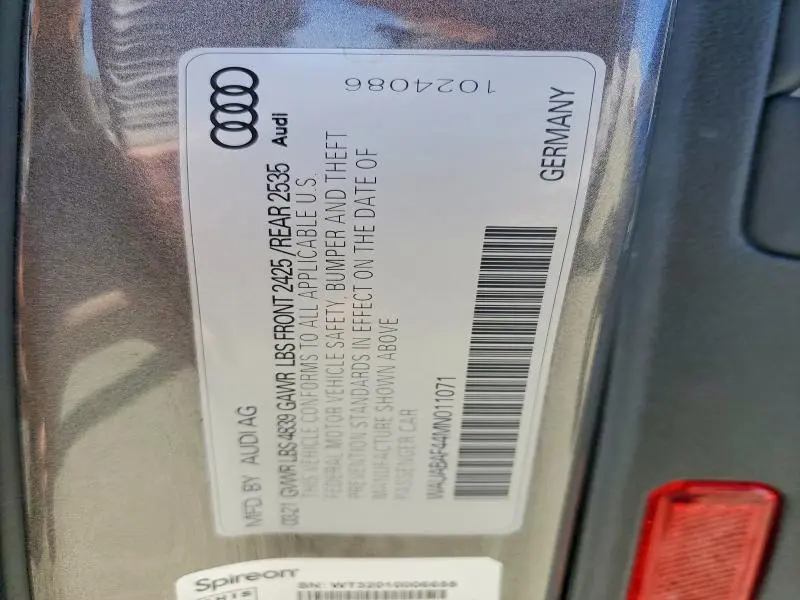 2021 AUDI A4 PREMIUM 40  