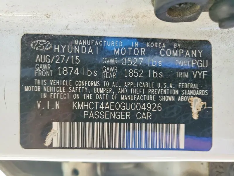 2016 HYUNDAI ACCENT SE  