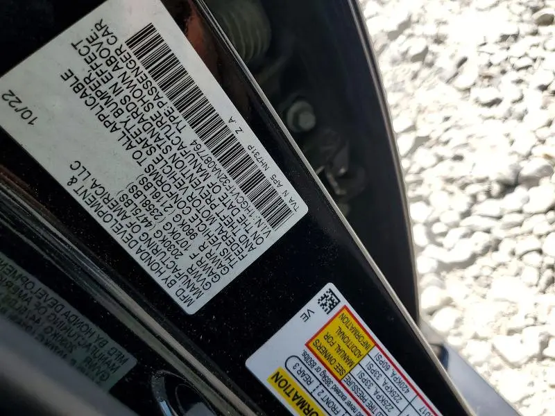 2022 HONDA ACCORD SPORT  