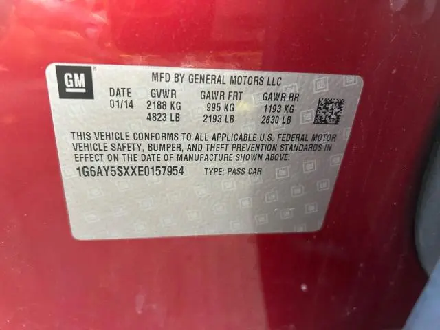 2014 CADILLAC CTS PERFORMANCE COLLECTION  