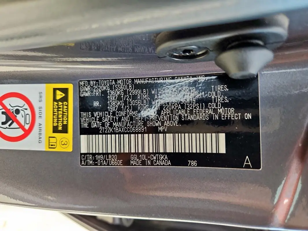2012 LEXUS RX 350  
