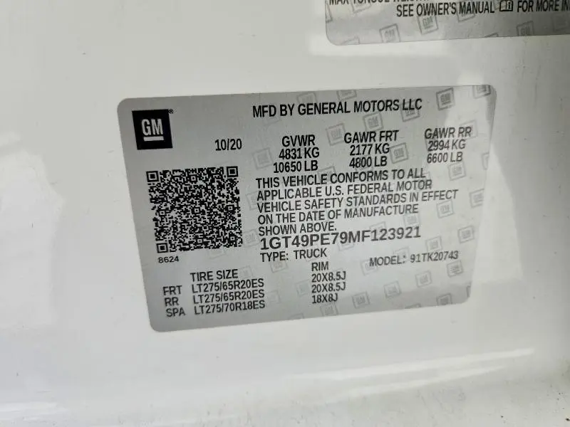 2021 GMC SIERRA K2500 AT4  