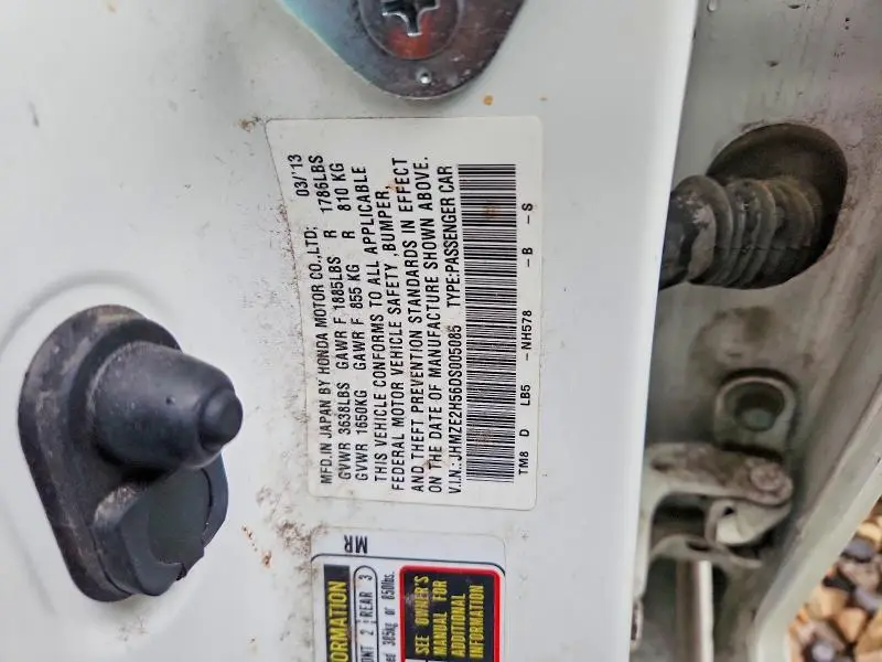 2013 HONDA INSIGHT LX  