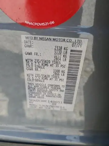 2023 NISSAN MURANO SL  