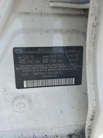 2017 HYUNDAI ELANTRA SE  