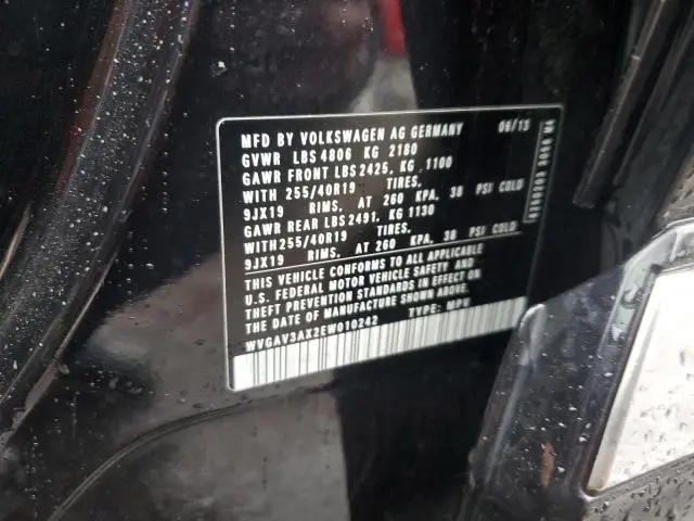 2014 VOLKSWAGEN TIGUAN S  