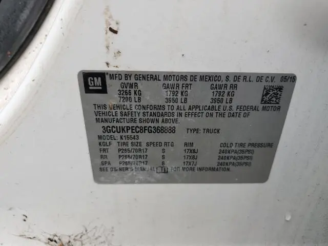 2015 CHEVROLET SILVERADO K1500  