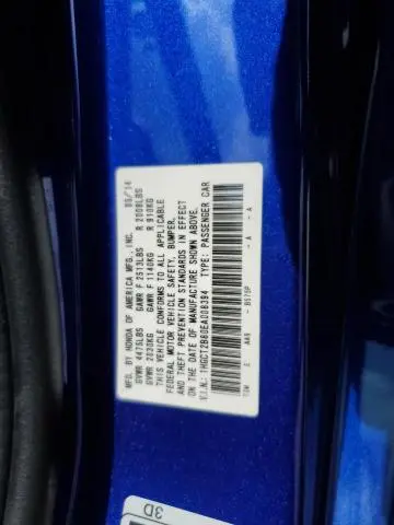 2014 HONDA ACCORD EXL  