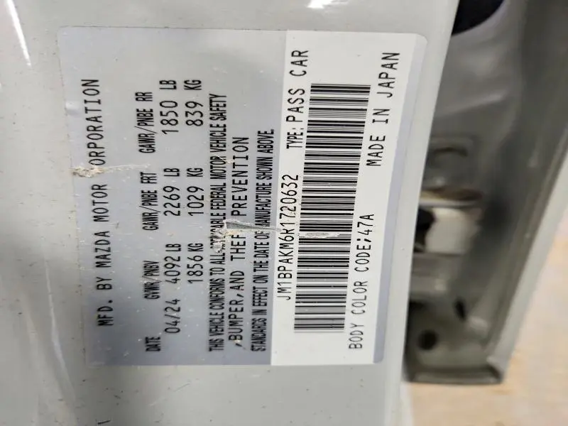 2024 MAZDA 3 SELECT SPORT  