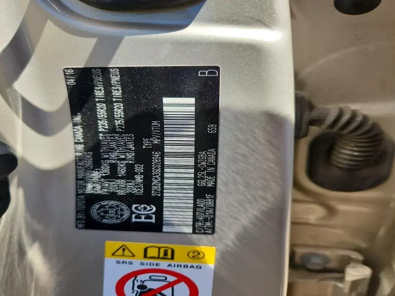 2016 LEXUS RX 350 BASE  