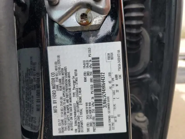 2017 LINCOLN MKZ SELECT  