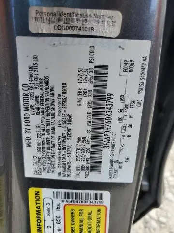2013 FORD FUSION SE  