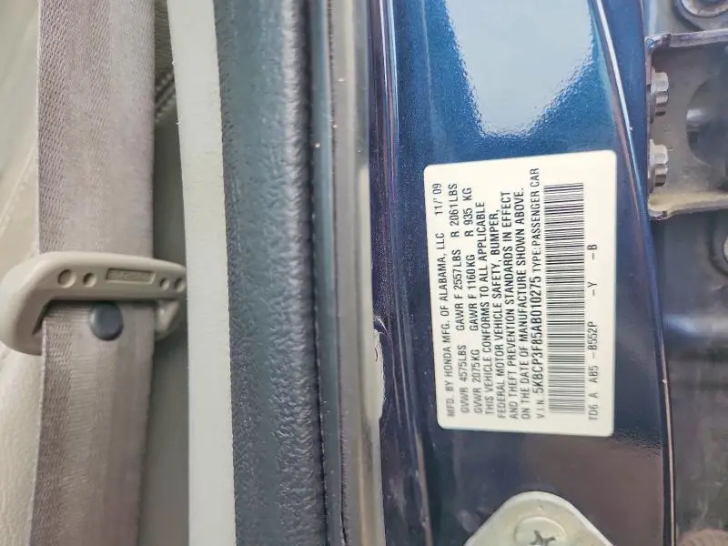 2010 HONDA ACCORD EXL  