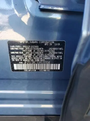 2025 SUBARU FORESTER LIMITED  