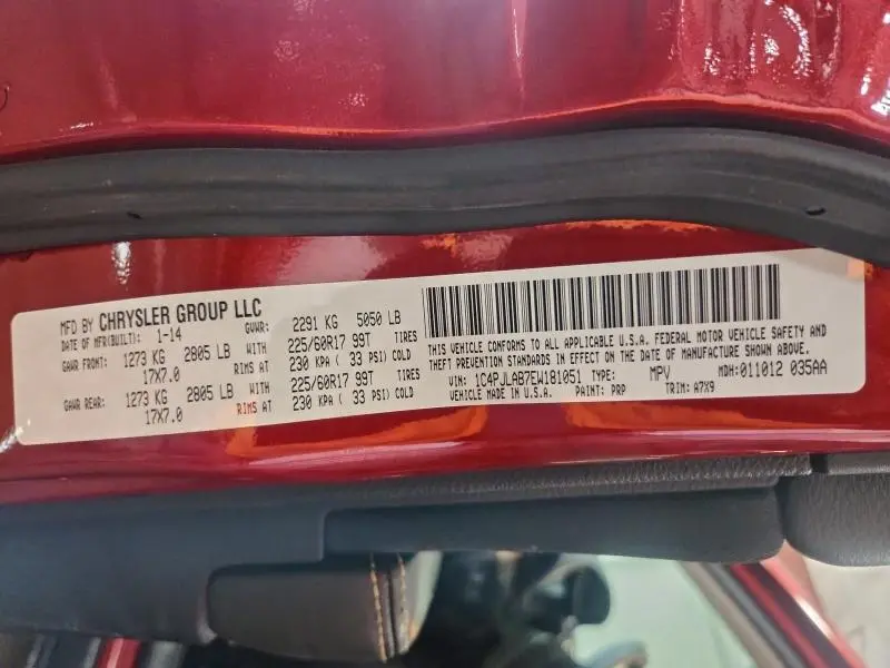 2014 JEEP CHEROKEE SPORT  