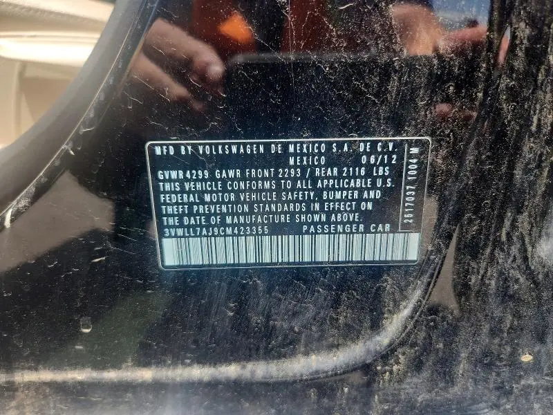 2012 VOLKSWAGEN JETTA TDI  