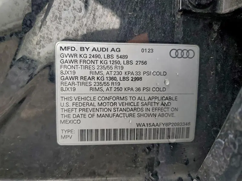 2023 AUDI Q5 SPORTBACK PRM PLS 45  