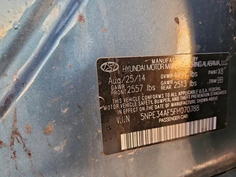 2015 HYUNDAI SONATA SPORT  