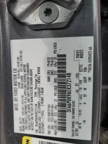 2014 FORD FUSION TITANIUM  