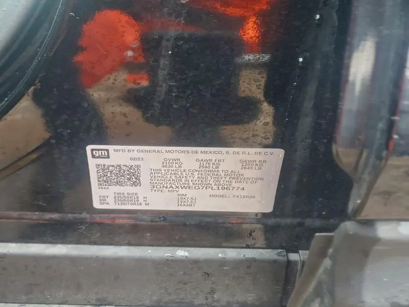 2023 CHEVROLET EQUINOX RS  