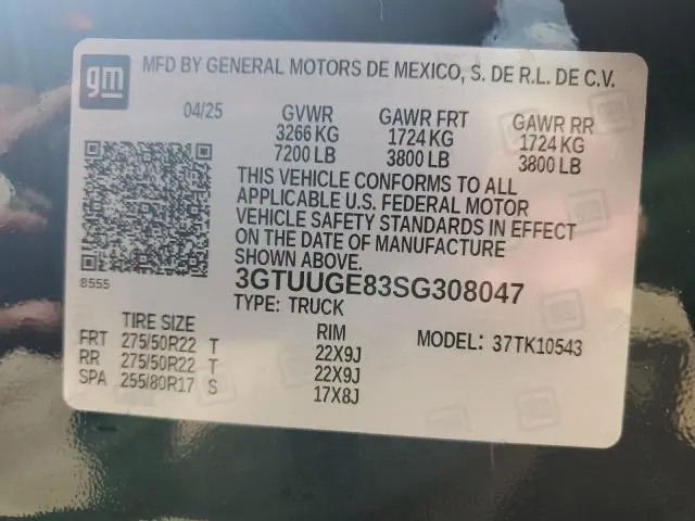 2025 GMC SIERRA K1500 DENALI  