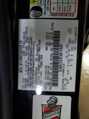 2012 LINCOLN MKZ   