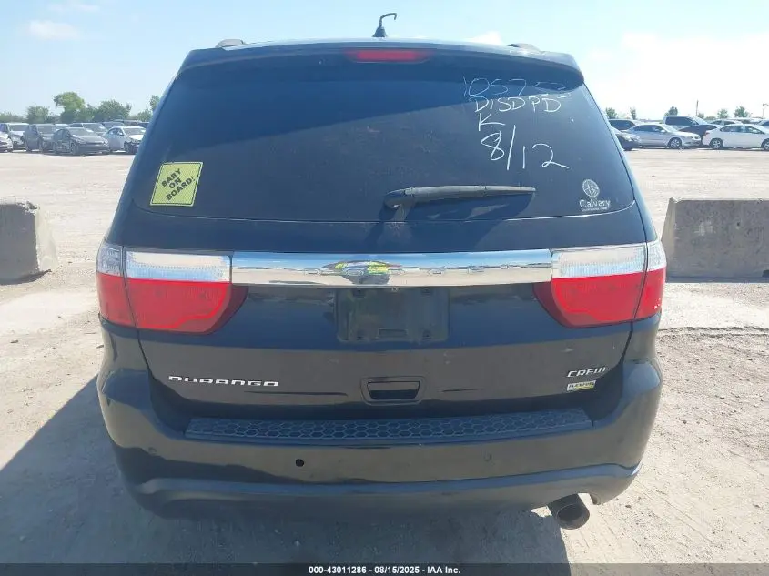 2013 DODGE DURANGO CREW