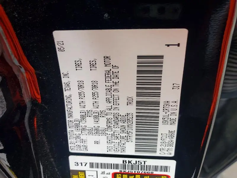 2021 TOYOTA TUNDRA SR5  