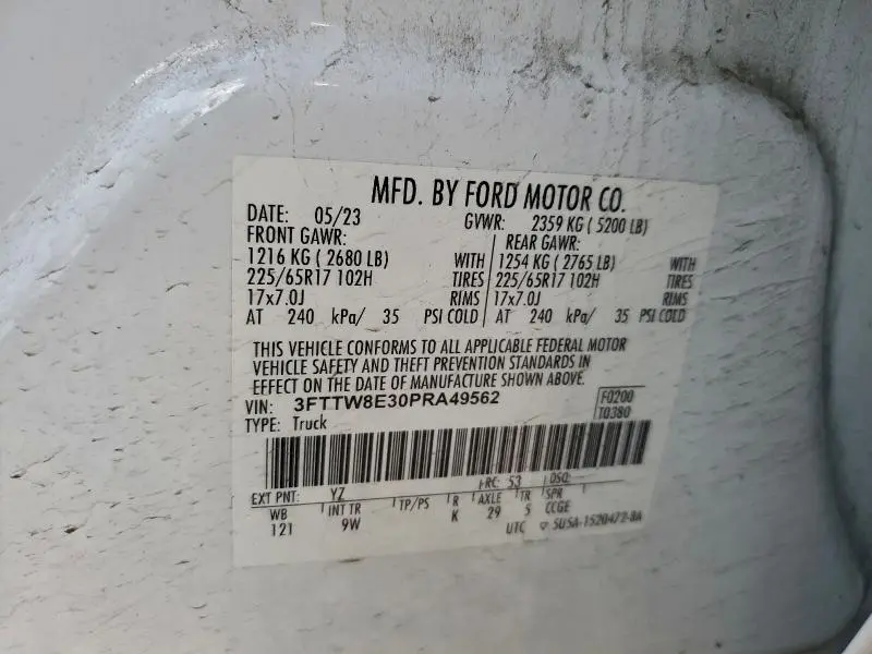 2023 FORD MAVERICK XL  