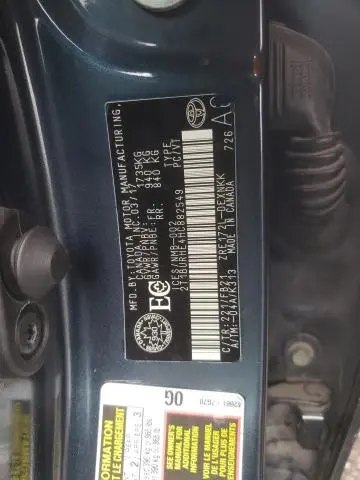 2017 TOYOTA COROLLA L  