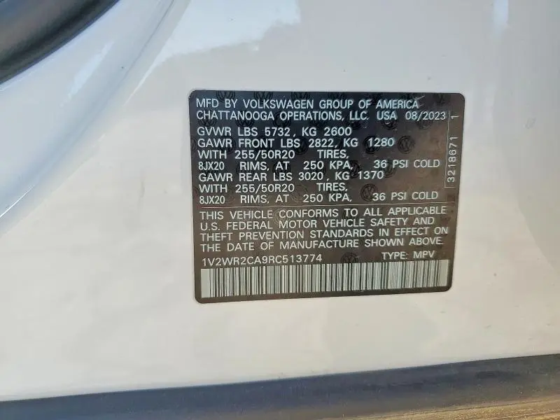 2024 VOLKSWAGEN ATLAS SE  