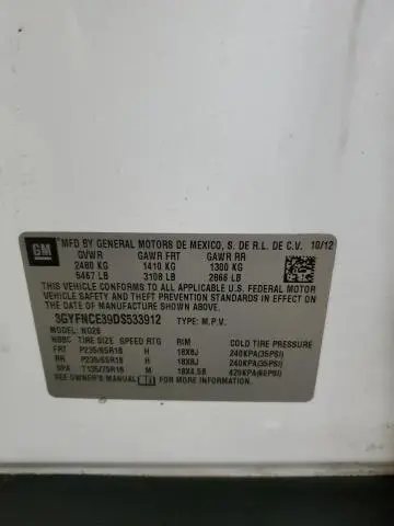 2013 CADILLAC SRX LUXURY COLLECTION  