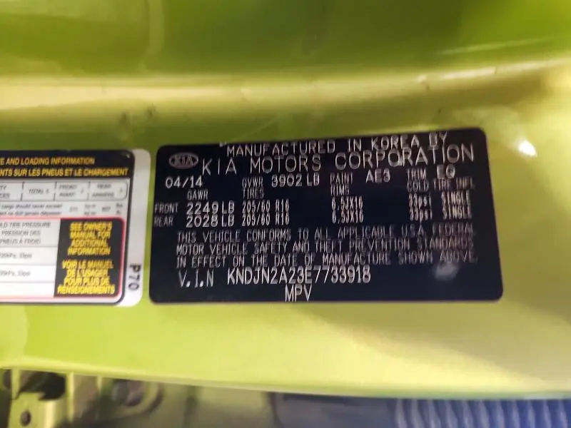 2014 KIA SOUL BASE  