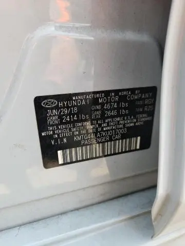 2019 GENESIS G70 PRESTIGE  