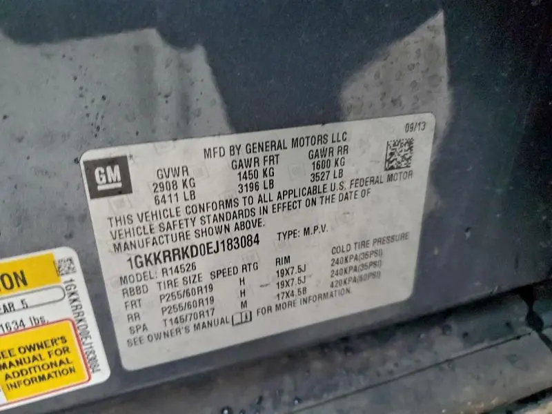 2014 GMC ACADIA SLT-1  