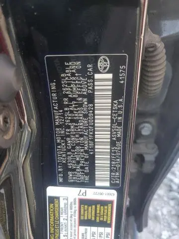 2015 TOYOTA CAMRY LE