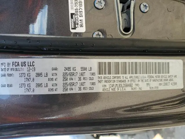 2020 JEEP CHEROKEE LATITUDE PLUS  