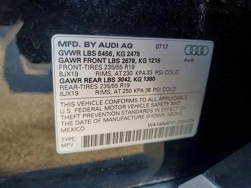 2018 AUDI Q5 PREMIUM  