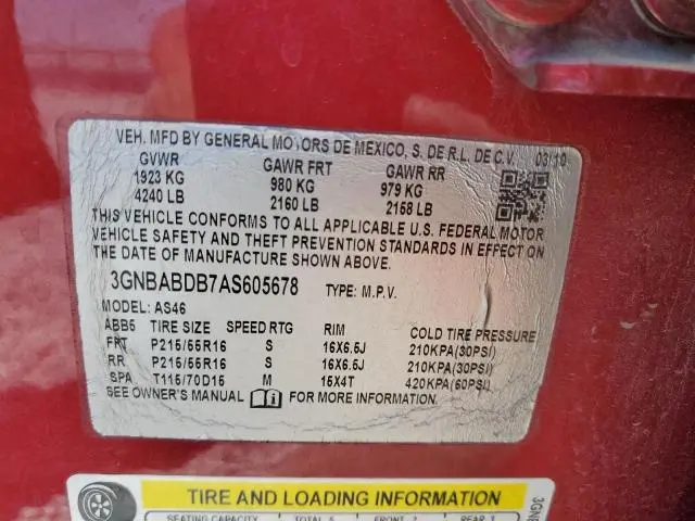 2010 CHEVROLET HHR LT  