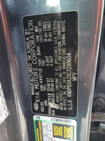 2012 KIA SPORTAGE BASE  