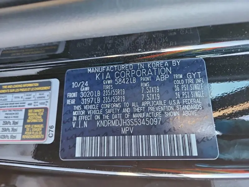 2025 KIA SORENTO SX PRESTIGE  
