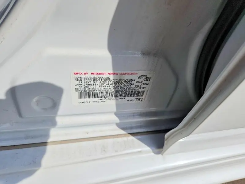 2014 MITSUBISHI OUTLANDER GT  