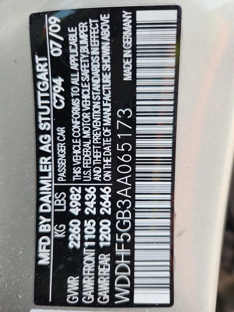 2010 MERCEDES-BENZ E 350  