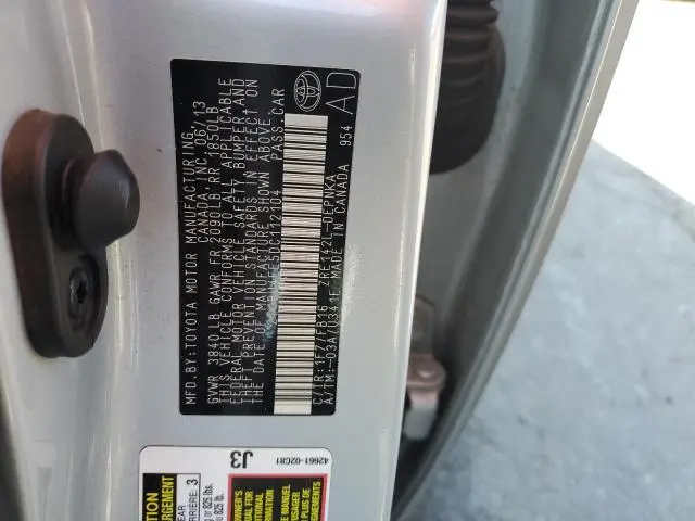 2013 TOYOTA COROLLA BASE  