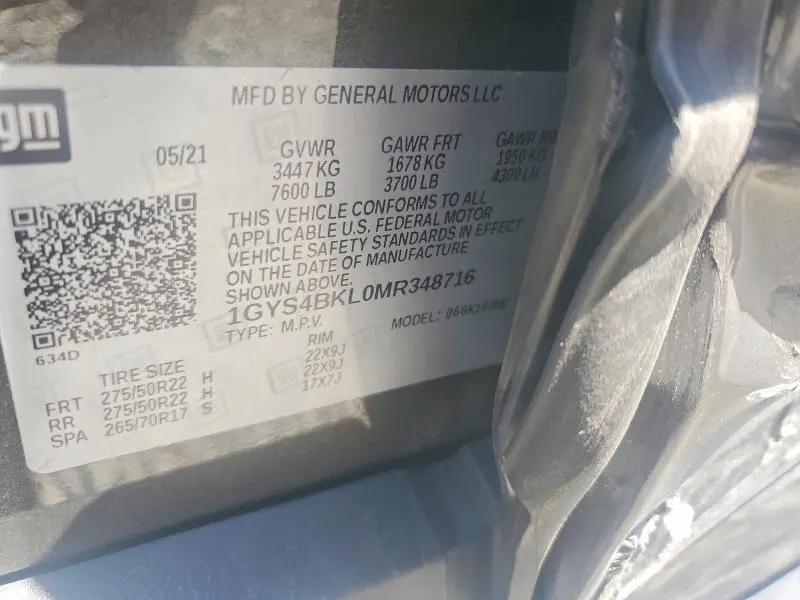 2021 CADILLAC ESCALADE PREMIUM LUXURY  